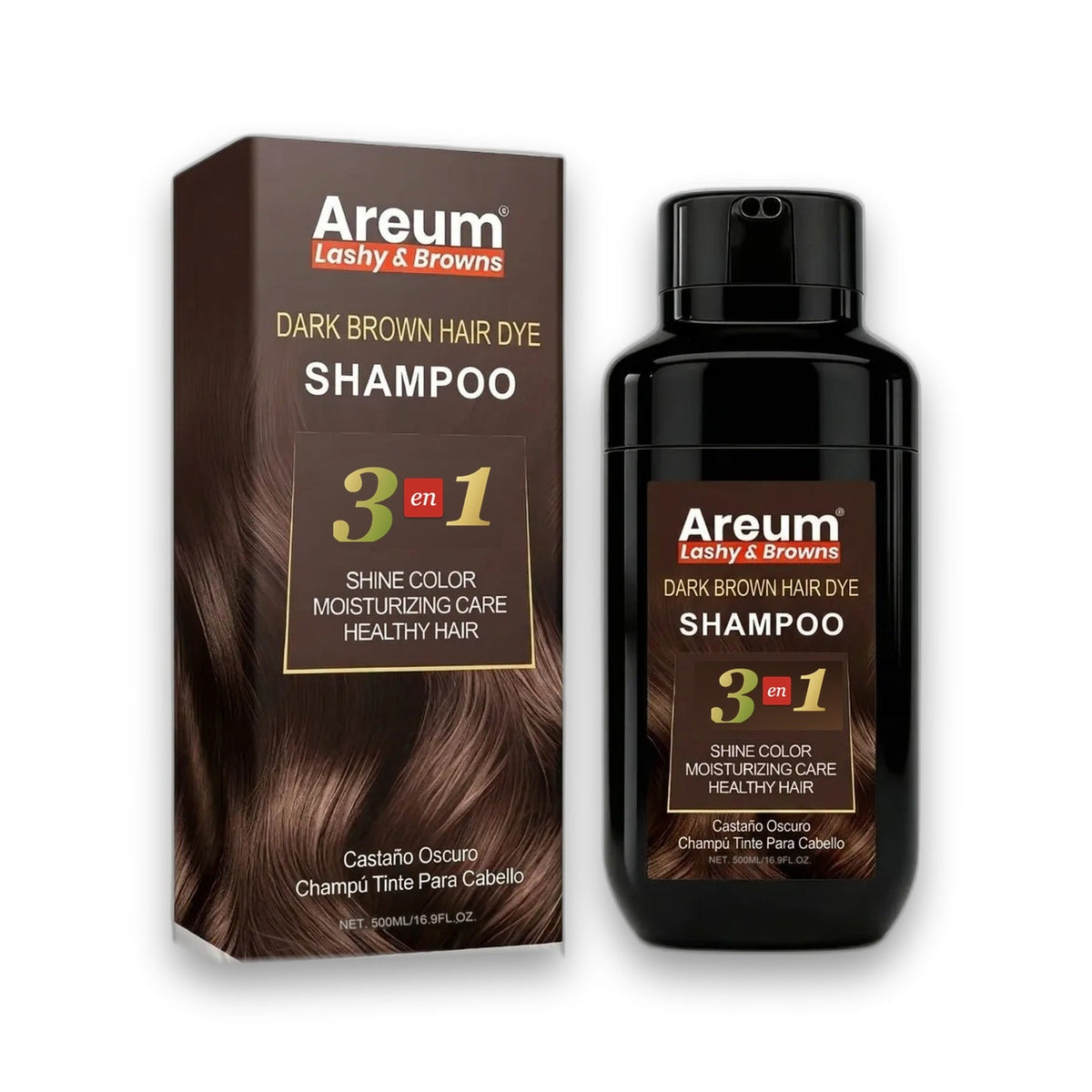 Shampoo Tinte Areum 3 en 1