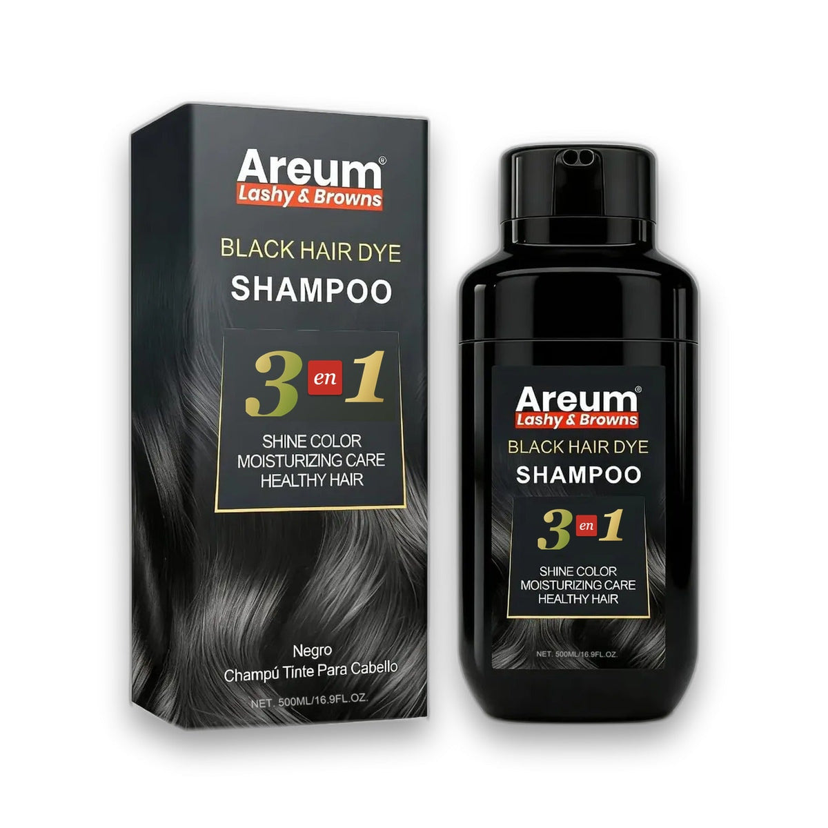Shampoo Tinte Areum 3 en 1