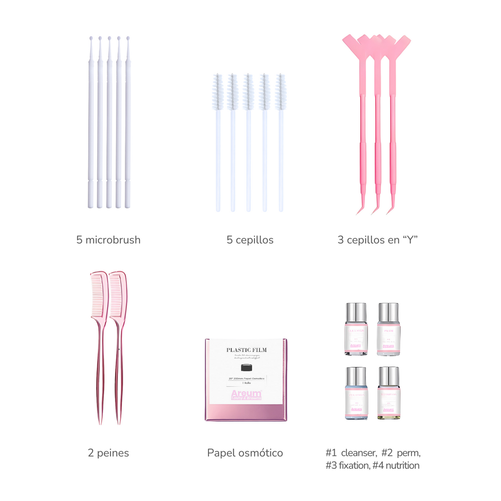 Kit Profesional de Planchado Laminado de Cejas