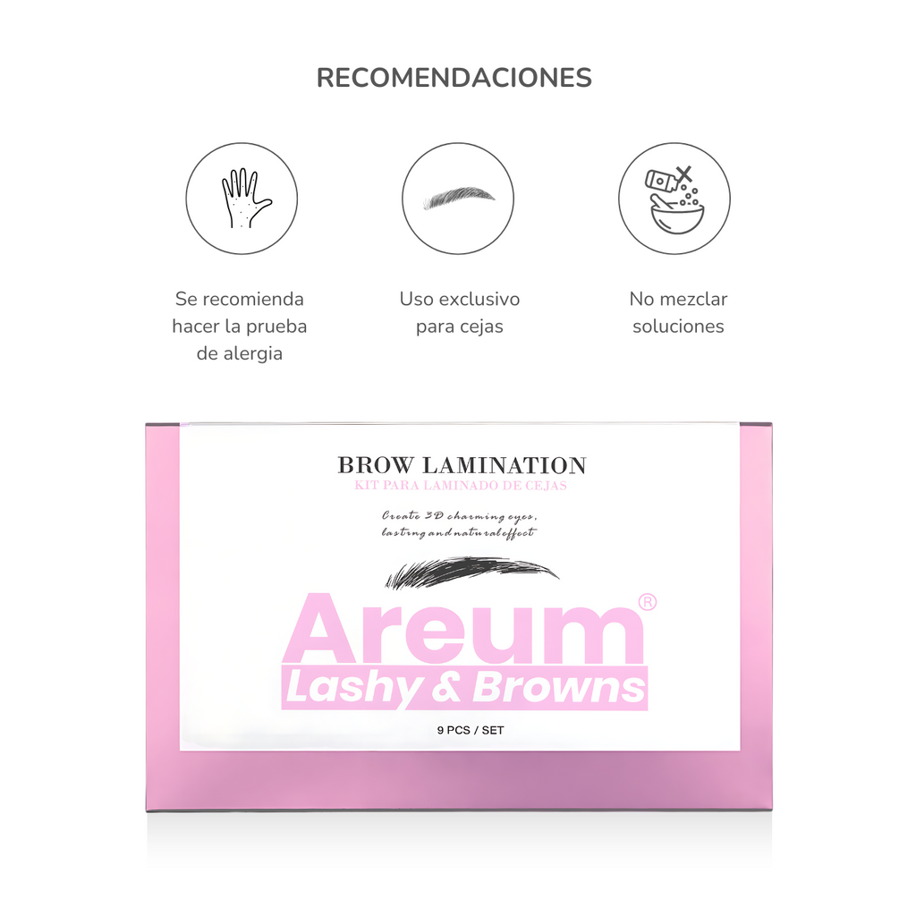 Kit Profesional de Planchado Laminado de Cejas