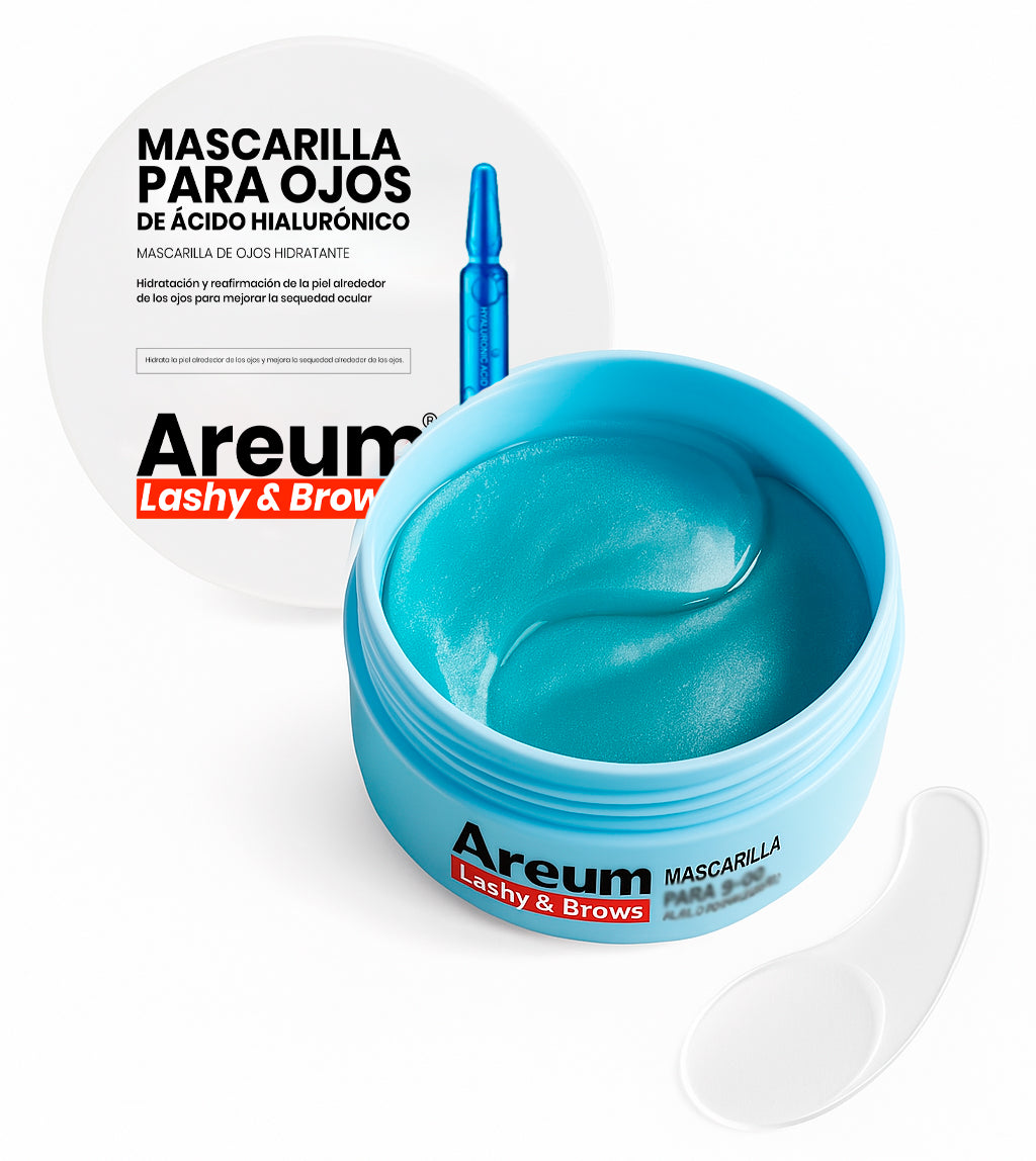 Parches Areum de Hidrogel para Ojos con Ácido Hialurónico