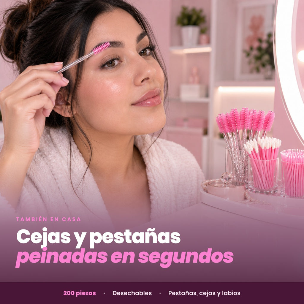 Kit 200 Aplicadores Areum — Lifestyle rutina | Areum Lashy & Browns