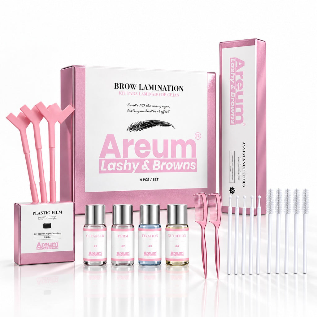 Kit de Laminado de Cejas Areum — Portada blanca | Areum Lashy & Browns