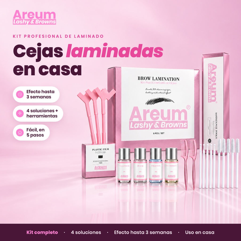 Kit de Laminado de Cejas Areum — Portada beneficio | Areum Lashy & Browns